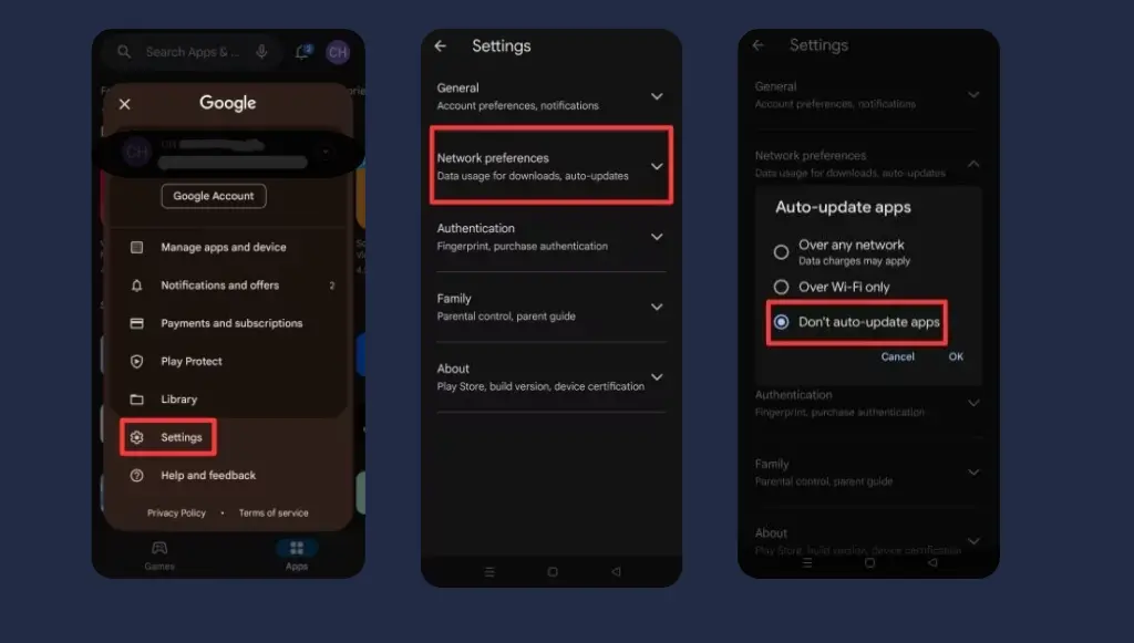 Installing YouTube APK and disabling auto-updates in Play Store
